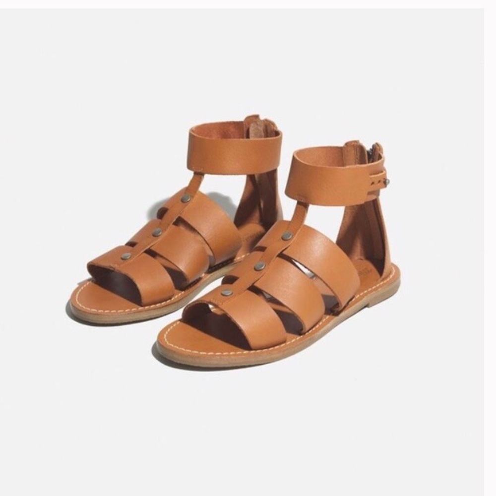 SOLD Madewell Rowan leather Gladiator Sandals